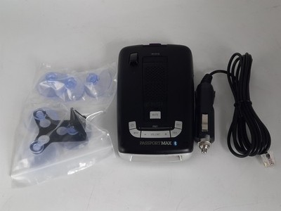 Escort Passport Max Radar Detector-Black-( With Charger/ Mount )-TESTED