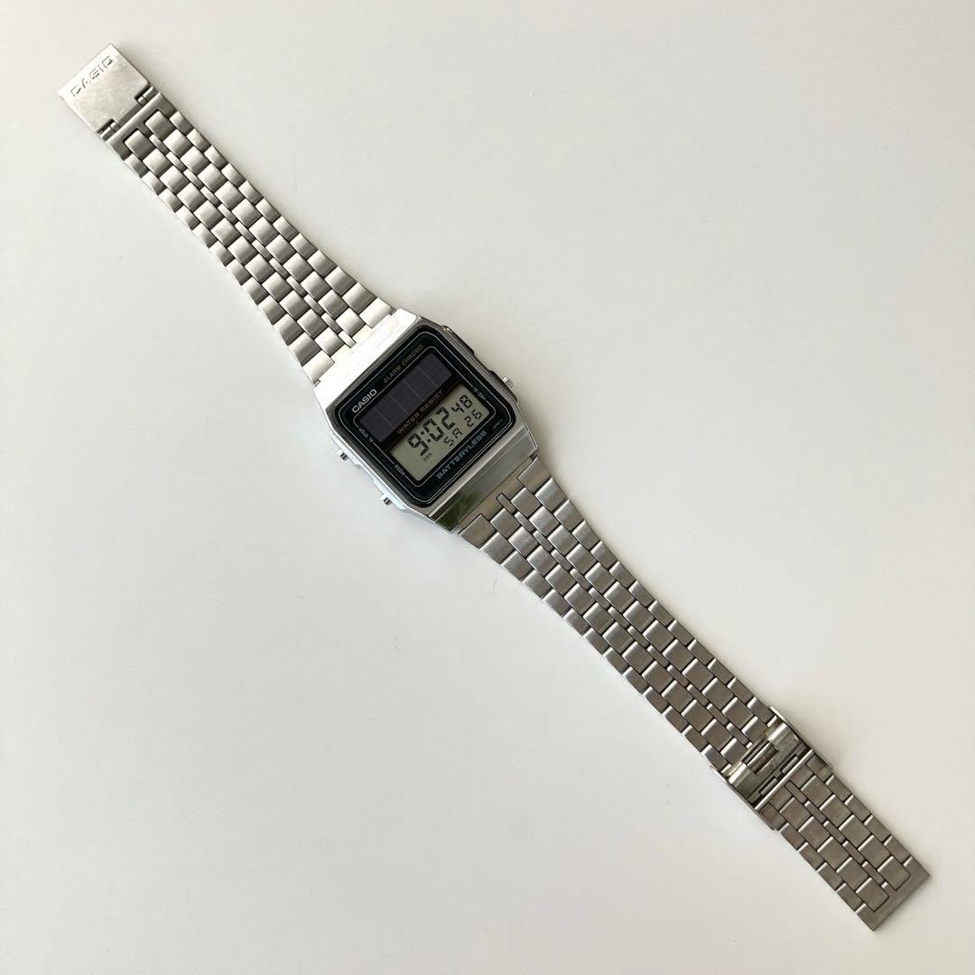 CASIO AL-180 80s “Old CASIO”チープカシオ ソーラー CASIO AL-180 Old Casio 80s Solar Digital Watch Vintage Retro
