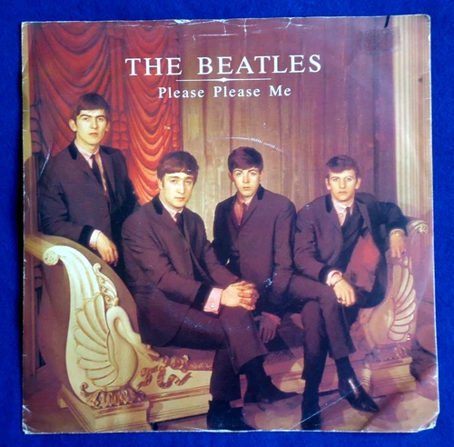 THE BEATLES - PLEASE PLEASE ME -3/-3 UK 1983 ISSUE 7" MONO VINYL EX/VG