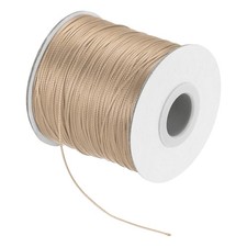 Khaki 0.5mm Waxed Cord 175 Yard Wax Bead Thread String for Jewelry