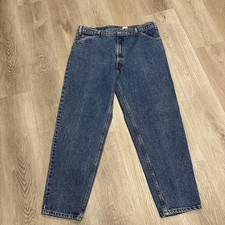 Vintage Levi 550 Jeans Mens 40x30 Blue Denim Relaxed Fit Orange Tab 90s