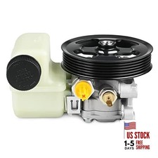 Power Steering Pump with Pulley & Reservoir Compatible with Mazda CX-7 L4 2.3L