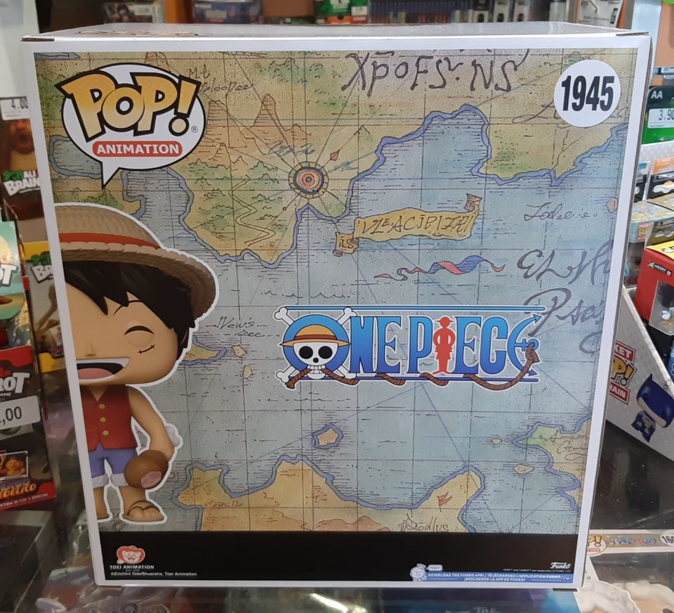 Funko Pop! BIG Animation n. 1945 One Piece - Monkey D. Luffy (25 cm) NUOVO - Immagine 2 di 2