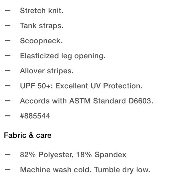 NWT Gap Kids Girls Swimsuit swim vertical stripes pastel u pick size  $39.95 - Image 3 of 3