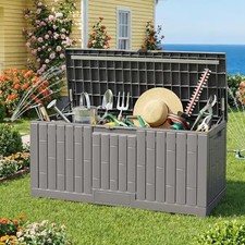 Waterproof Outdoor Storage Box Weather Resistant for Garden Patio Tools