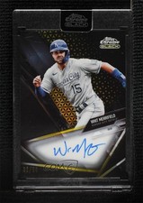 2021 Topps Chrome Black Gold Refractor 31/50 Whit Merrifield #CBA-WM Auto 0q0