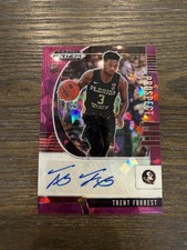 2020 Panini Prizm Draft #PA-TF Trent Forrest Autographs Purple Ice #/99