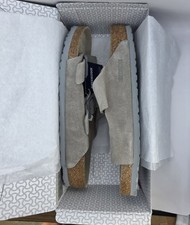 Birkenstock Arizona Bs Leather Suede Soft Footbed Stone Coin Color Regular Wide