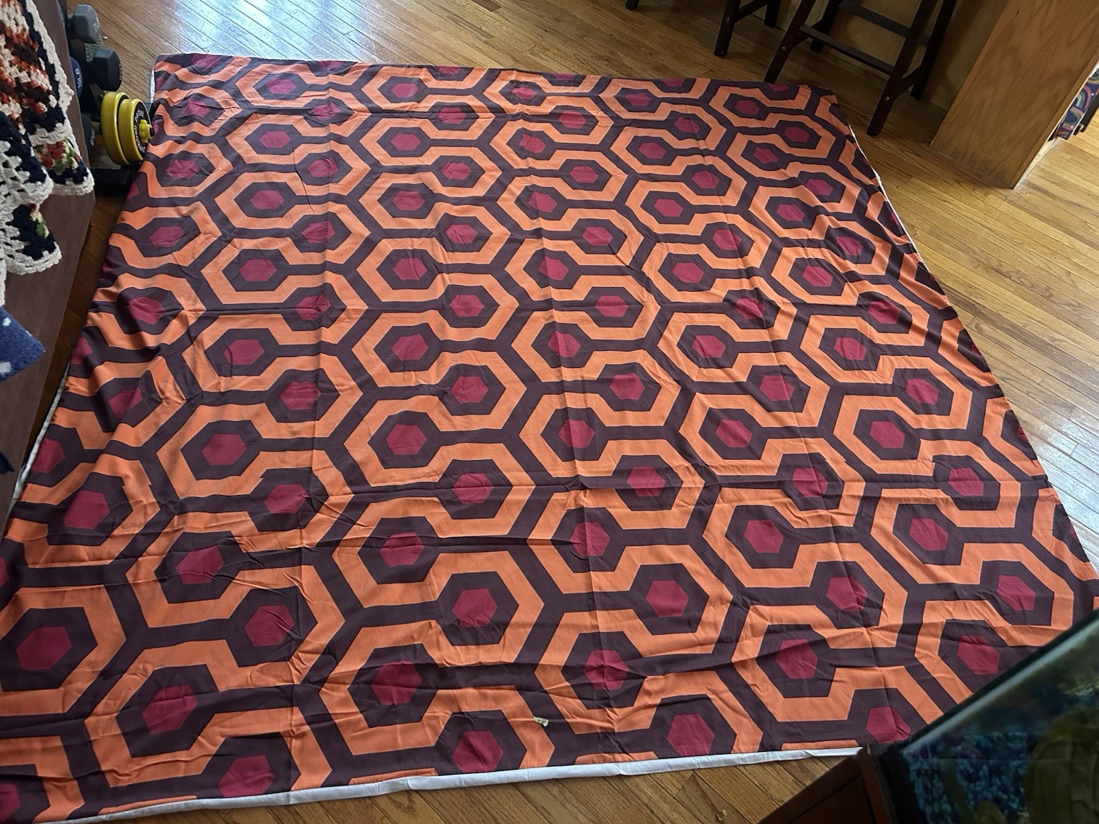 The Shining Duvet  Queen Cover 84” X 84” approximate Used