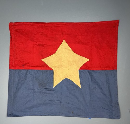 Vietnam War Viet Cong NLF Flag – Cotton – Hand‑Made – 24x28 – VC/NVA