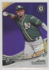 2016 Bowman Platinum Top Prospects Purple 132/250 Franklin Barreto #TP-FB 1s8