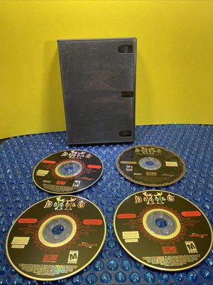 Diablo II PC 2000 Windows Blizzard Box Set Plus Expansion Set Disc Tested