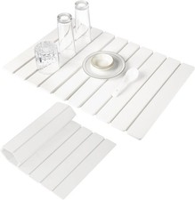 Large Stone Dish Drying Mats for Kitchen Counter 24" L 16" W Foldable Quick