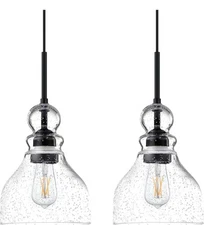 ✨2 Pack 1 Light Pendant Ceiling Light Kitchen Island Modern Industrial Farmhouse