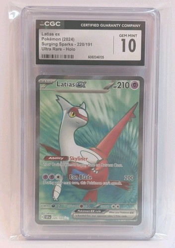 Latias ex graded CGC 10 for sale on eBay
