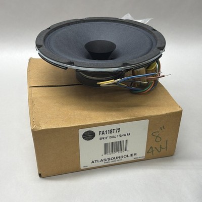 ATLAS SOUND FA118T72 STRATEGY SERIES 8'' SYSTEM LOUD SPEAKER OEM REPLACEMENT PART