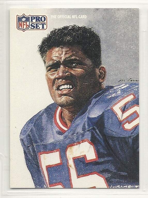 1991 Pro Set Football - #394 - Lawrence Taylor - New York Giants