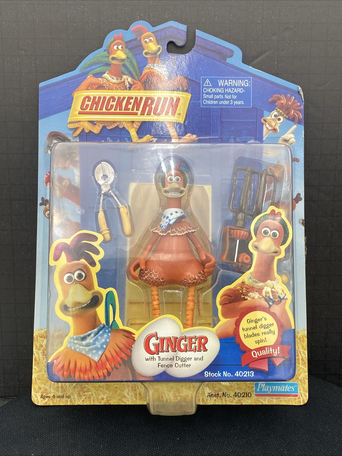 Playmates DreamWorks Chicken Run Ginger Figure #40213