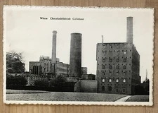 Postcard - Weize Chocoladefabriek Callebaut - Chocolate Factory Belgium  RPPC