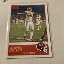 2019 Score Football #3 Steven Nelson Chiefs