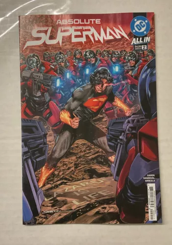 Absolute Superman #2 Cover A Jason Aaron Rafa Sandoval DC Comics All In 2024