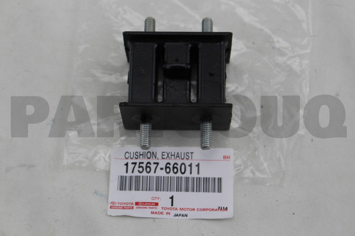 1756766011 Genuine Toyota CUSHION, EXHAUST PIPE SUPPORT 1756766011 Genuine Toyota CUSHION, EXHAUST PIPE SUPPORT