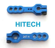 2PCS Super Heavy Duty 24T Aluminum Servo Arm Horn for HiTec RC Model  (US SHIP)
