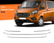 Kühlergrill Leisten für Ford Tourneo Custom 2018-2024 Chrom Grillleisten 4tlg