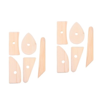 2 Count Scraper Craft Modellierwerkzeuge Lufttrockener Ton Tontopf