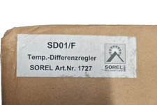 Temperatur Differenz Regler Sorel SD01/F  1727 für Differenzregelung Holzkessel.