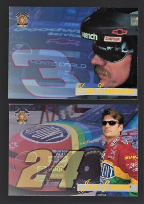 1996 SCORE BOARD NASCAR RACING Complete 100 Card Base Set - Earnhardt, Gordon