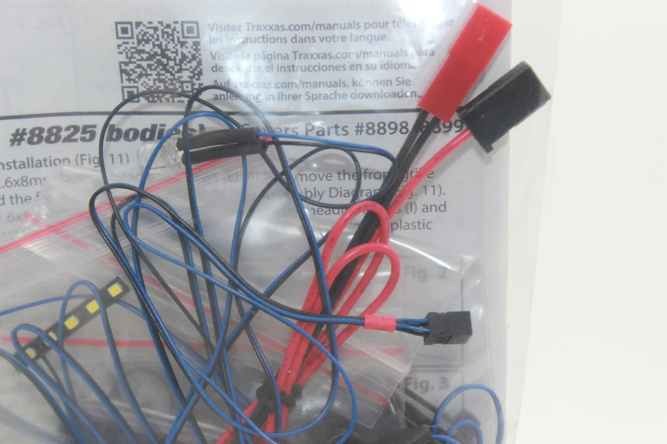 Traxxas TRX 8898 LED Light Set with Power Supply for 8811 or 8825 Body NEW - Image 4 of 4