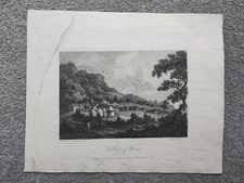 Village of Weem, Scotland - Antique Print - 1807