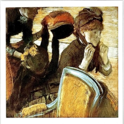 Edgar Degas At The Milliner's 2003 MOMA Art Print Card UK