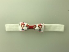 Mini Frida Hair Bow on Headband diff options for headband