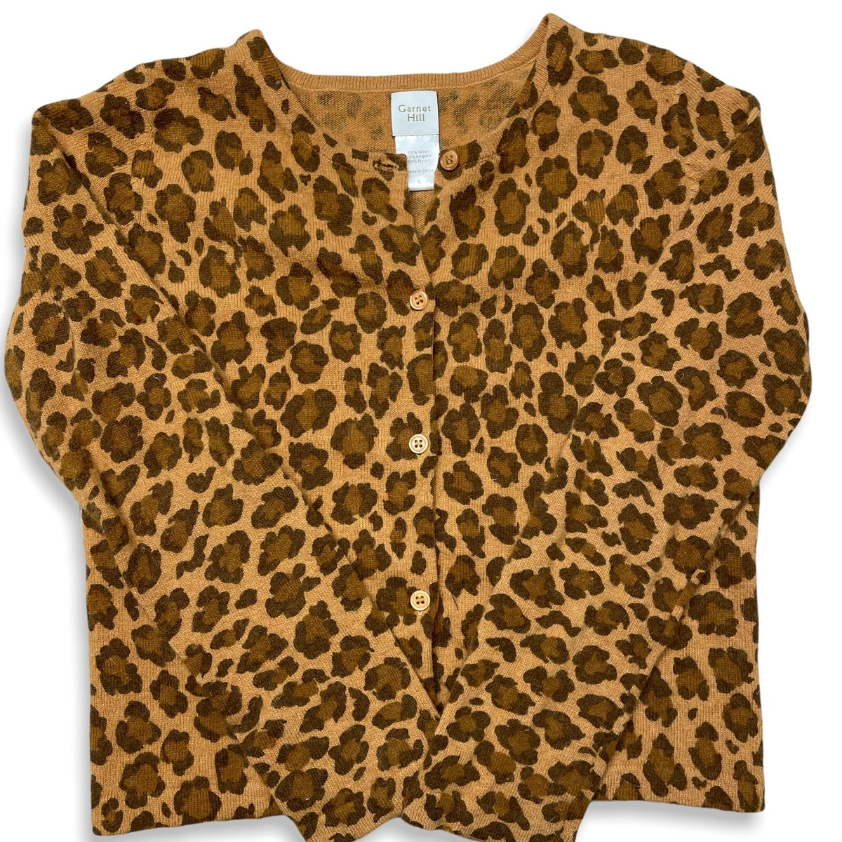 Girls leopard print clearance cardigan