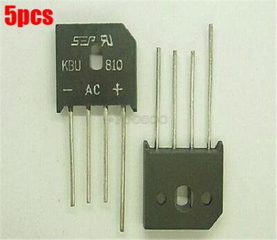 5Pcs Bridge Rectifier KBU810 8A1000V fo