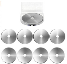 Bestgle Rotary Cutter Round Blade Cutter Replacement Blade Diameter 60 mm 8Piece