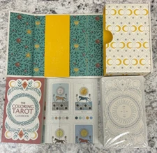 Oracle Cards The COLORING TAROT Deck & Guide Book Color & Create NEW