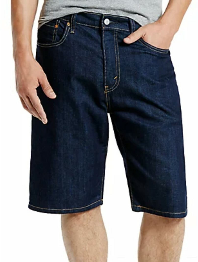 LEVI'S 569 LOOSE STRAIGHT STRETCH SHORTS - FALLS BELOW THE KNEE