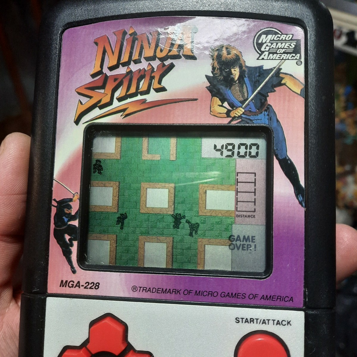 ハングオン LSIゲーム EL-SPIRITS vintage ninja spirit hand