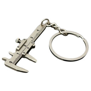 Cool Practical 3D Movable Vernier Caliper Model Key Ring Chain Keychain Keyring