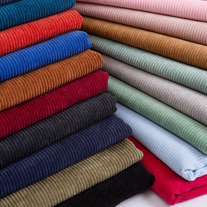 8 Wales Plain Corduroy Fabric Thick Coat Pants Sewing Material DIY Cloth Craft - Image 4 of 4