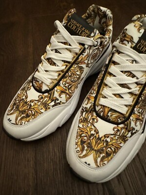 Versace Jeans Couture Sneakers 43 Model 76YA3SC2 Bianche mai usate con scatola