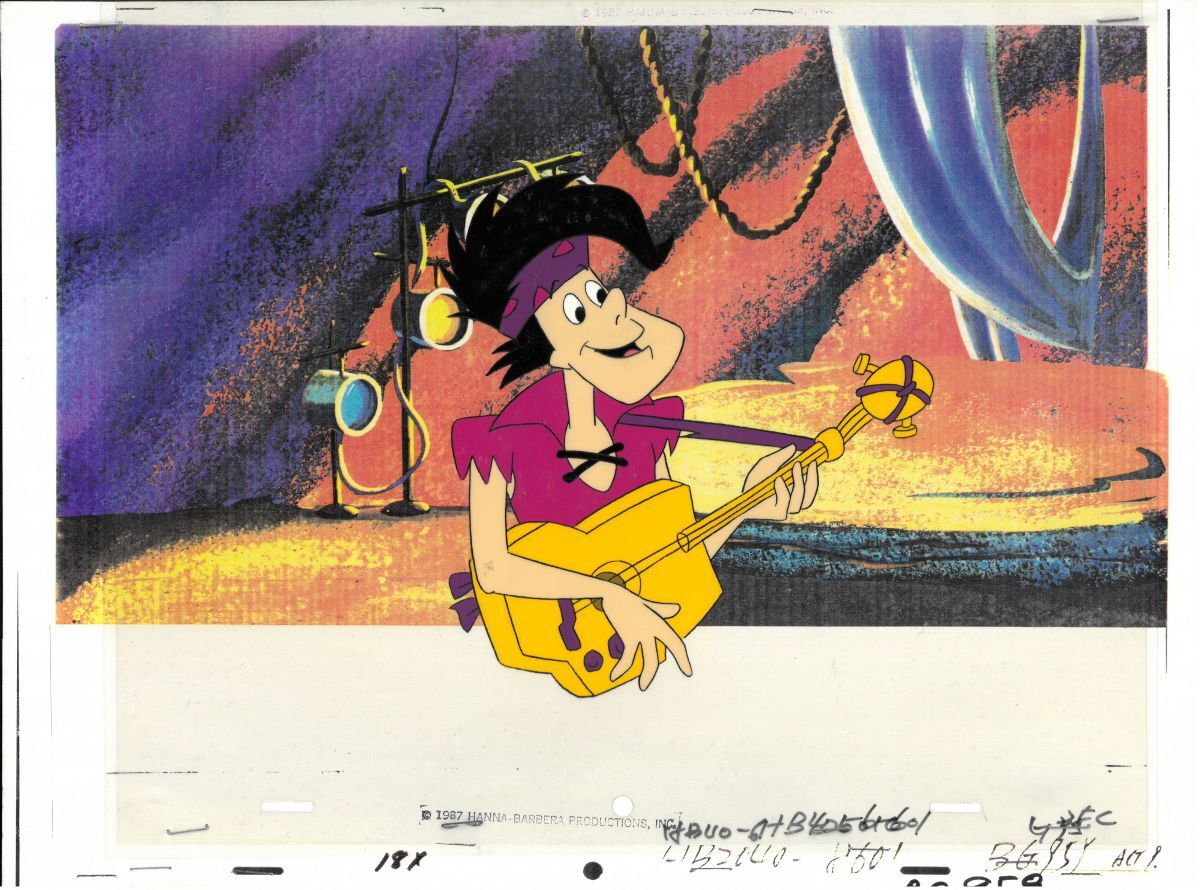 The Jetsons Meet the Flintstones OPC Cel Rock Star with