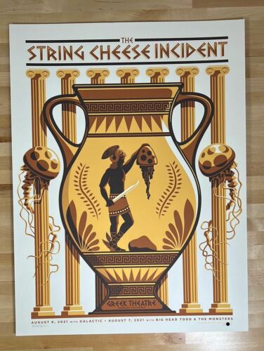 String Cheese Incident - 2021 Mike Tallman poster Berkeley, CA - Picture 2 of 6
