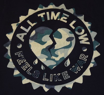 All Time Low Shirt Small Pop Punk Against Me Bayside Rancid New Found Glory SXE