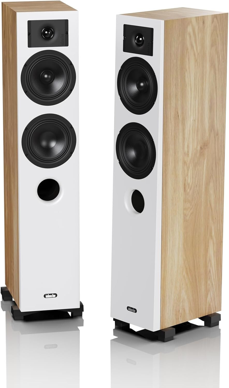 INDIANA LINE DIVA 5 WOOD COPPIA DIFFUSORI DA PAVIMENTO 130W