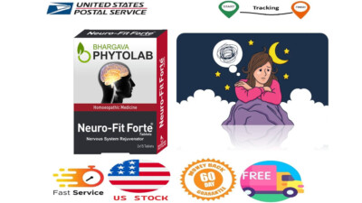 Bhargava Neuro Fit Forte Tablets (60tab) Sleeplessness, Anxiety, Restlessness