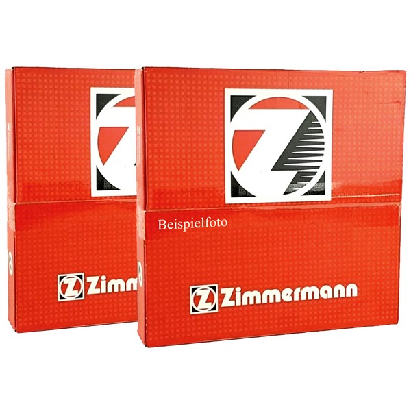2X Zimmermann 230.1913.20 Bremstrommel FüR Fiat Alfa Lancia-image